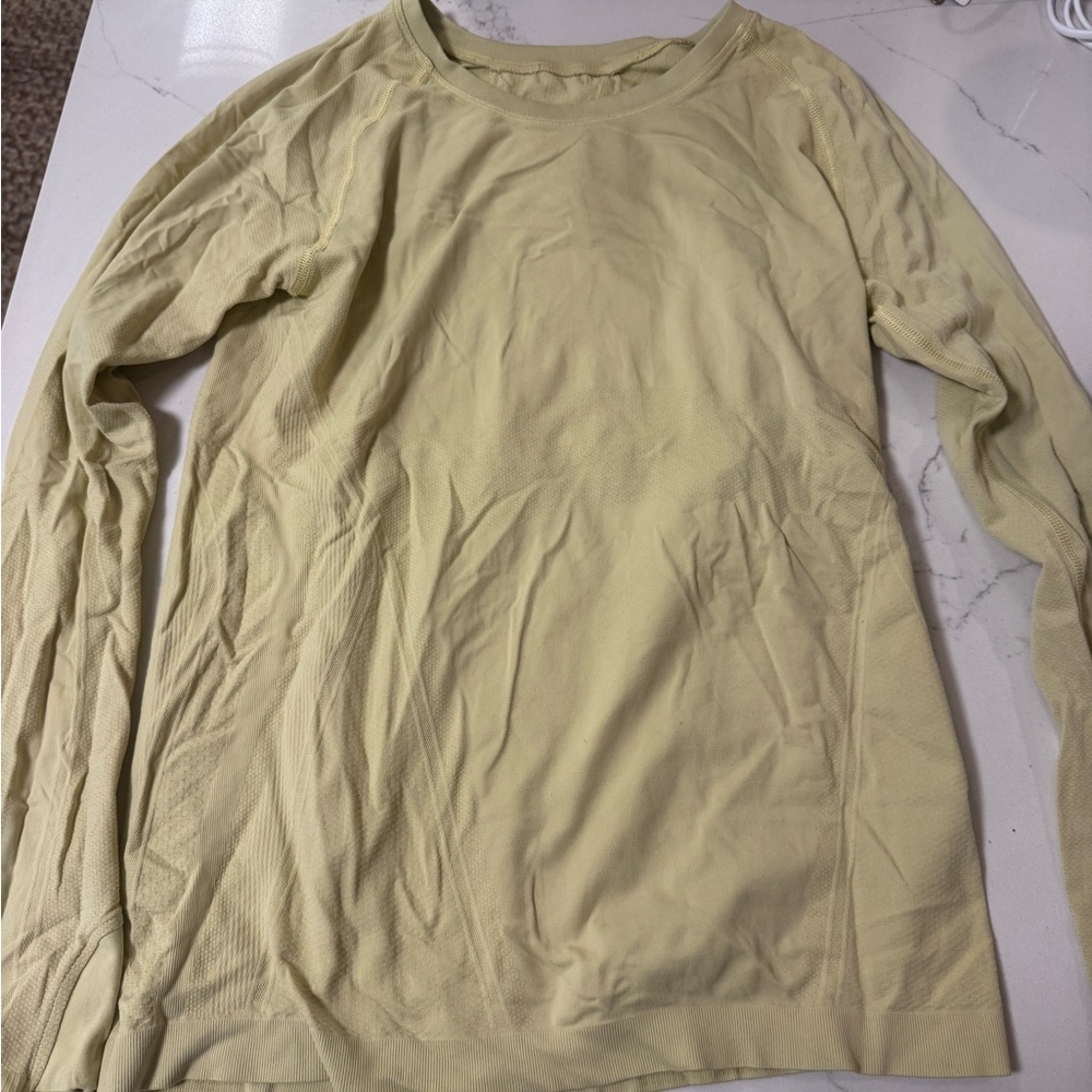 Light Yellow Long Sleeve Shirt